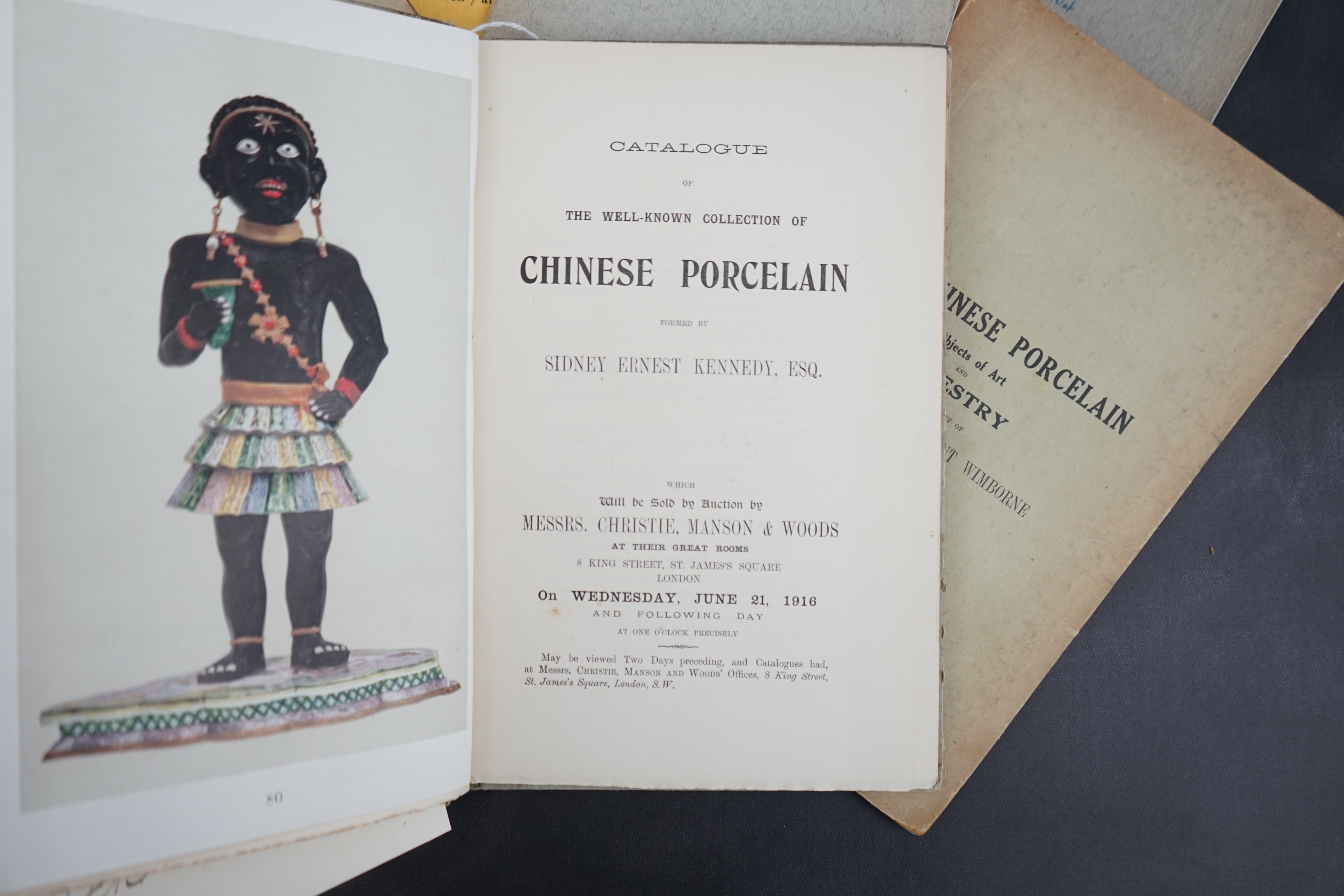 Ten Chinese auction catalogues, c.1916-1946, including Parke Bernet galleries